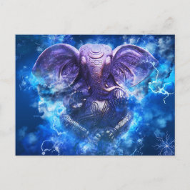 Cartão Postal Cartaz Ganesha Para Diwali