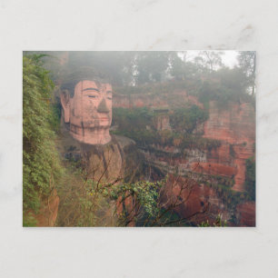 Cartão Postal Cartaz Giant Buddha em Leshan, Chengdu na China
