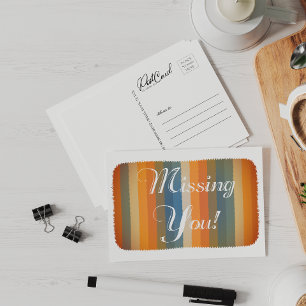 Cartão Postal Cartaz Laranja De Diversão Em Branco