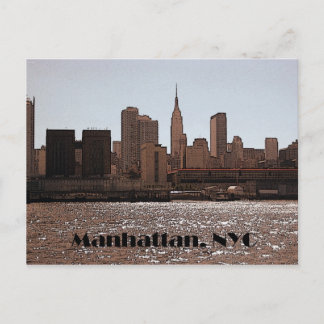 Cartão Postal Cartaz Manhattan
