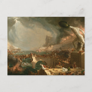 Cartão Postal Cartaz O Cole T da Destruição do Império.