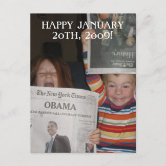 Cartão Postal Cartaz Obama