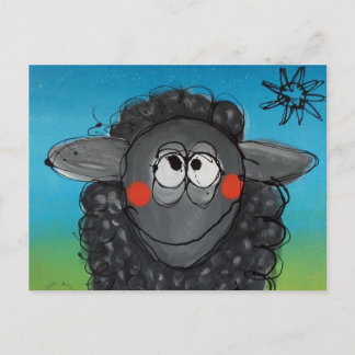 Cartão Postal Cartaz "ovelha negra"