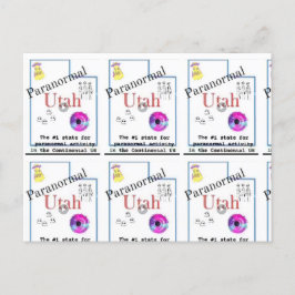Cartão Postal Cartaz paranormal de Utah