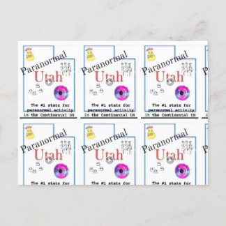 Cartão Postal Cartaz paranormal de Utah