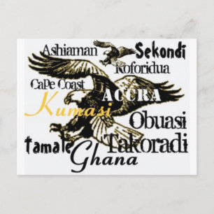 Cartão Postal Cartaz personalizado Africankoko Gana