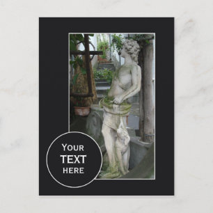 Cartão Postal Cartaz personalizado italiano romântico