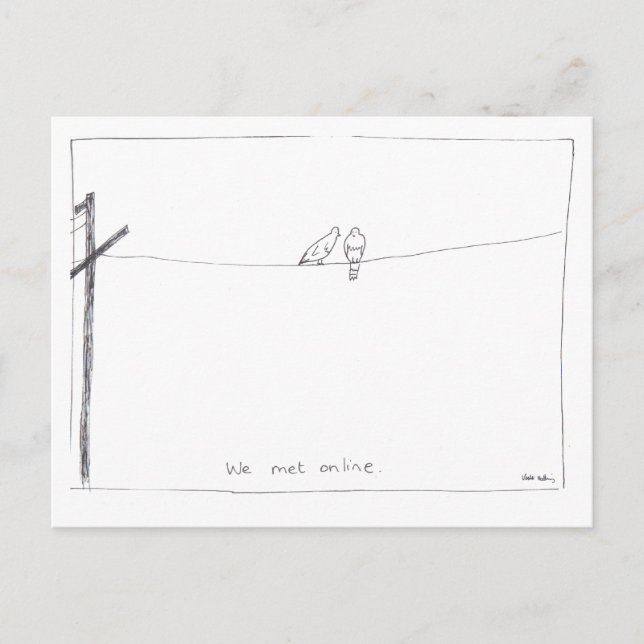 Cartão Postal Cartaz-pombo (Frente)