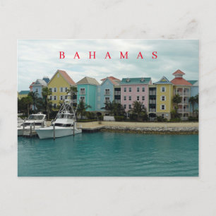 Cartão Postal Cartaz postal da Vila Bahamas Marina