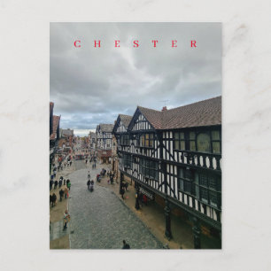 Cartão Postal Cartaz postal da vista Chester Foregate Street