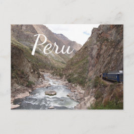 Cartão Postal Cartaz-postal de Machu Picchu no Peru