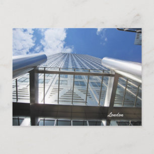 Cartão Postal Cartaz postal do Canary Wharf 1 Canada Square skys