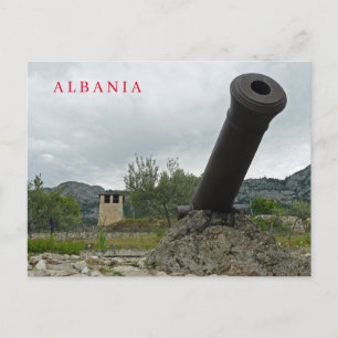 Cartão Postal Cartaz postal do Castelo de Albânia Kruje
