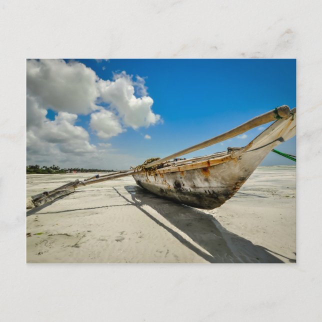 Cartão Postal Cartaz-postal do navio-pescador Zanzibar (Frente)