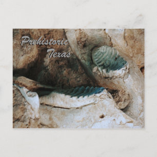 Cartão Postal Cartaz pré-histórico do Texas