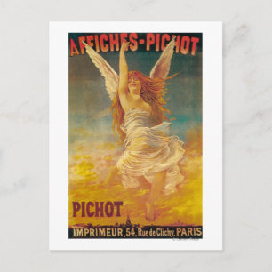 Cartão Postal Cartaz Promocional Affiches-Pichot
