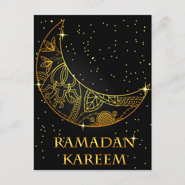 Cartão Postal Cartaz Ramadan Kareem (Frente)