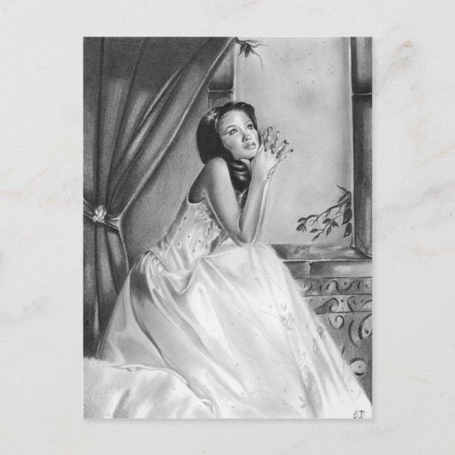 Cartão Postal Cartaz Sonhando Com Você (Frente)