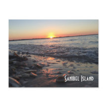 Cartaz sunset da ilha Sanibel
