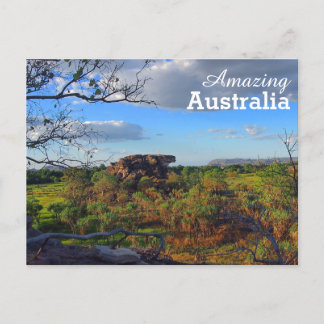 Cartão Postal Cartaz surpreendente na Austrália