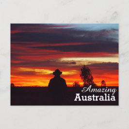 Cartão Postal Cartaz surpreendente na Austrália