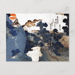 Cartão Postal Cartaz Vintage Arte Asiática