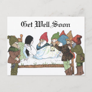 Cartão Postal Cartaz Vintage Fairy Tale Antiguamente Imagem