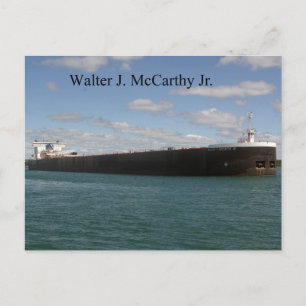 Cartão Postal Cartaz Walter J. McCarthy Jr.
