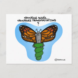 Cartão Postal Carte de voeux "Transformação Nouvelle"