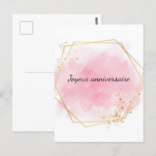 Cartão Postal Carte postal Joyeux anniversaire