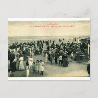 Cartão Postal carte postale ancienne "Canet plage 66 France"