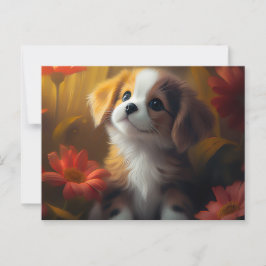 Cartão Postal Carte Postale CatDog