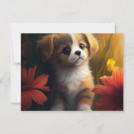 Cartão Postal Carte Postale CatDog