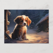 Carte postale Chien 5-2