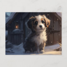 Carte postale Chien 5-4