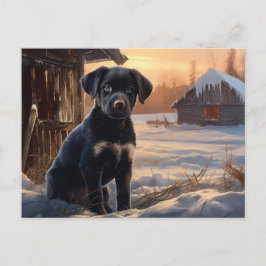 Cartão Postal Carte postale Chien 5-6