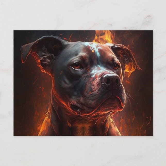 Cartão Postal Carte Postale Chien Divers (Frente)