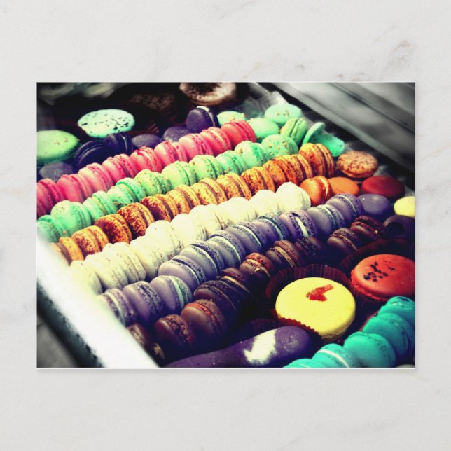 Cartão Postal carte postale comida (Frente)