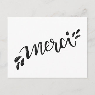 Cartão Postal Carte postale de remerciement
