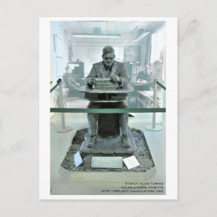 Cartão Postal Carte postale Estatut Alan Turing