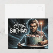 Carte Postale Happy Birthday 2026 -2