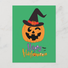 Cartão Postal Carte Postale Happy Halloween !!!