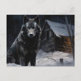 Cartão Postal Carte postale Loup Série 1