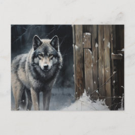 Cartão Postal Carte postale Loup Série 1-6