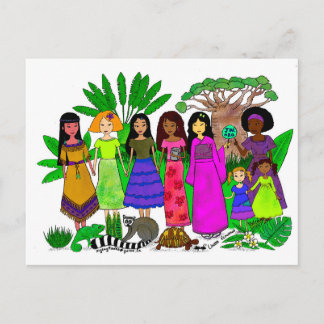 Cartão Postal Carte postale Madagascar internationale