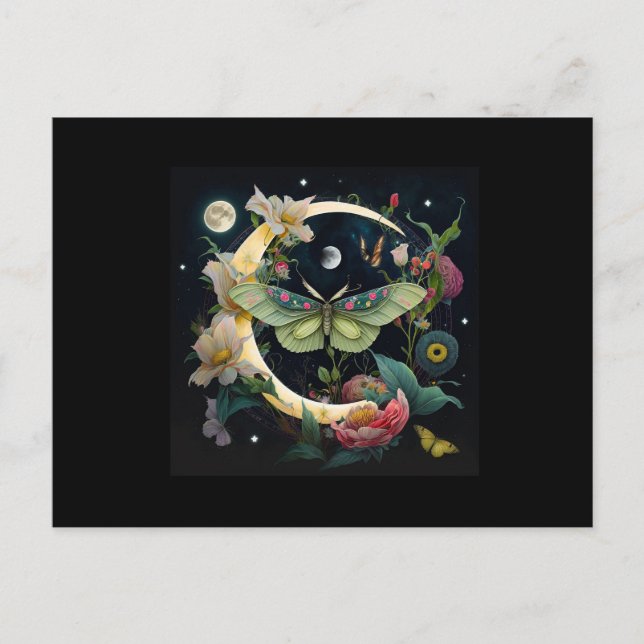 CARTÃO POSTAL CARTE POSTALE- PAPILLON DE NUIT (Frente)