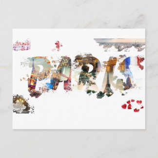 Cartão Postal Carte Postale PARIS