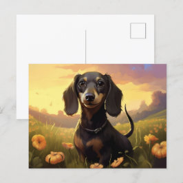 Cartão Postal Carte postale Paws in Petals