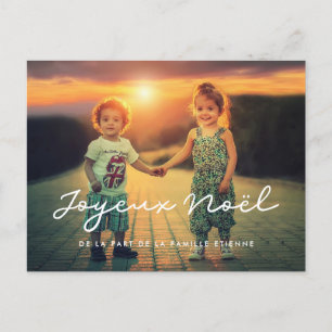 Cartão Postal Carte postale personalizável Joyeux Noël