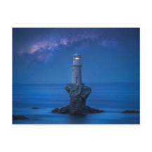 Carte Postale Phare Tourlitis - Ile d’Andros - Grè